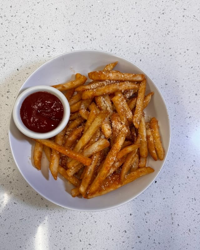 Garlic Parmesan  Fries.