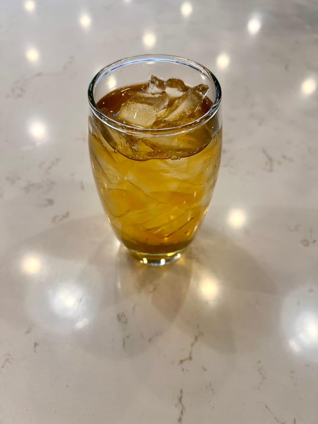 Iced Green Tea.