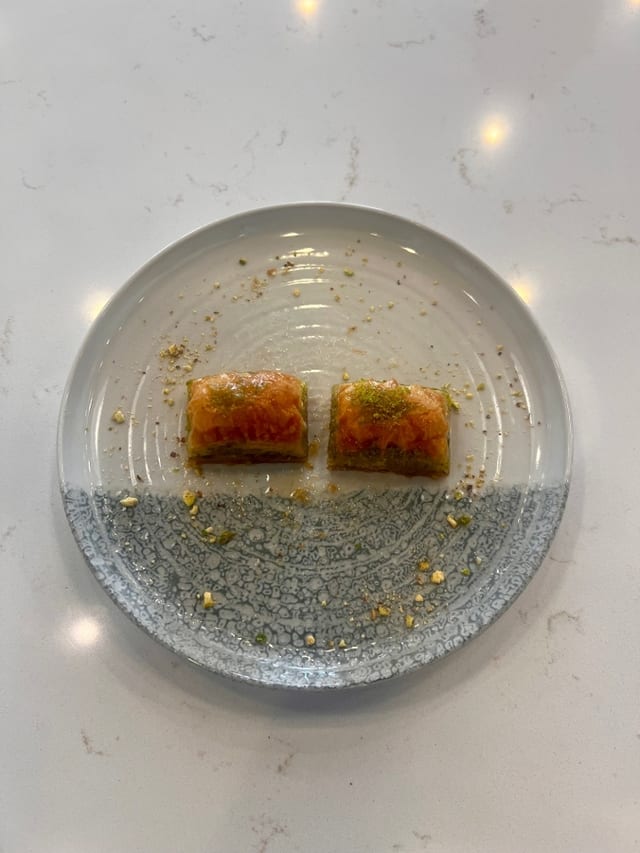 Pistachio Baklava.