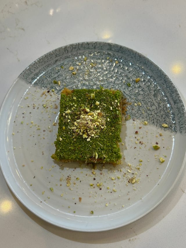Pistachio Kadaif Piece.
