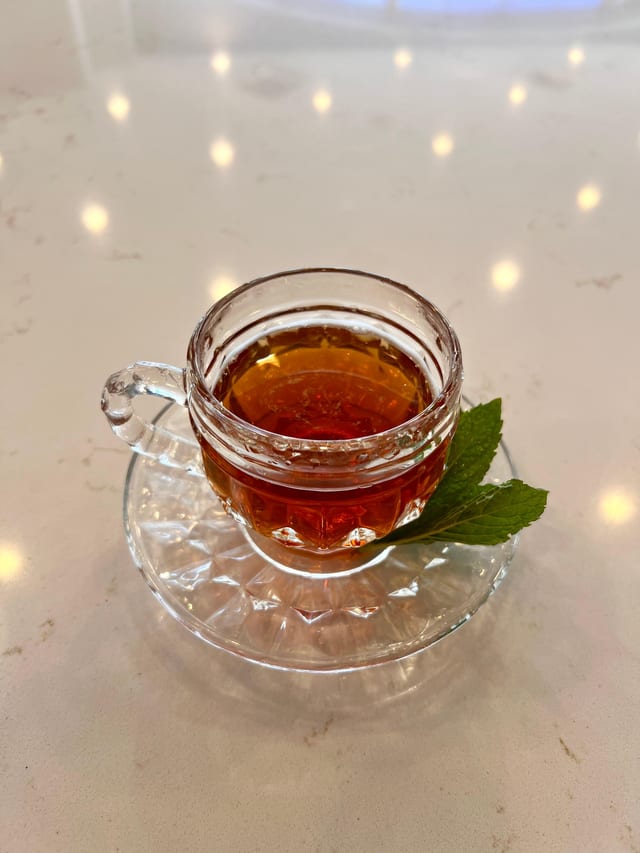 Moroccan Mint Green Tea.