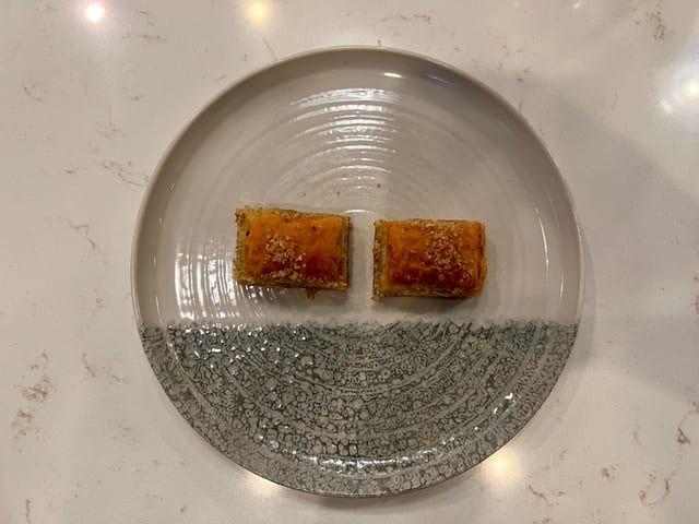 Walnut Baklava.