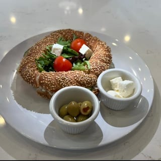 Simit(Turkish Bagel) Breakfast Sandwich